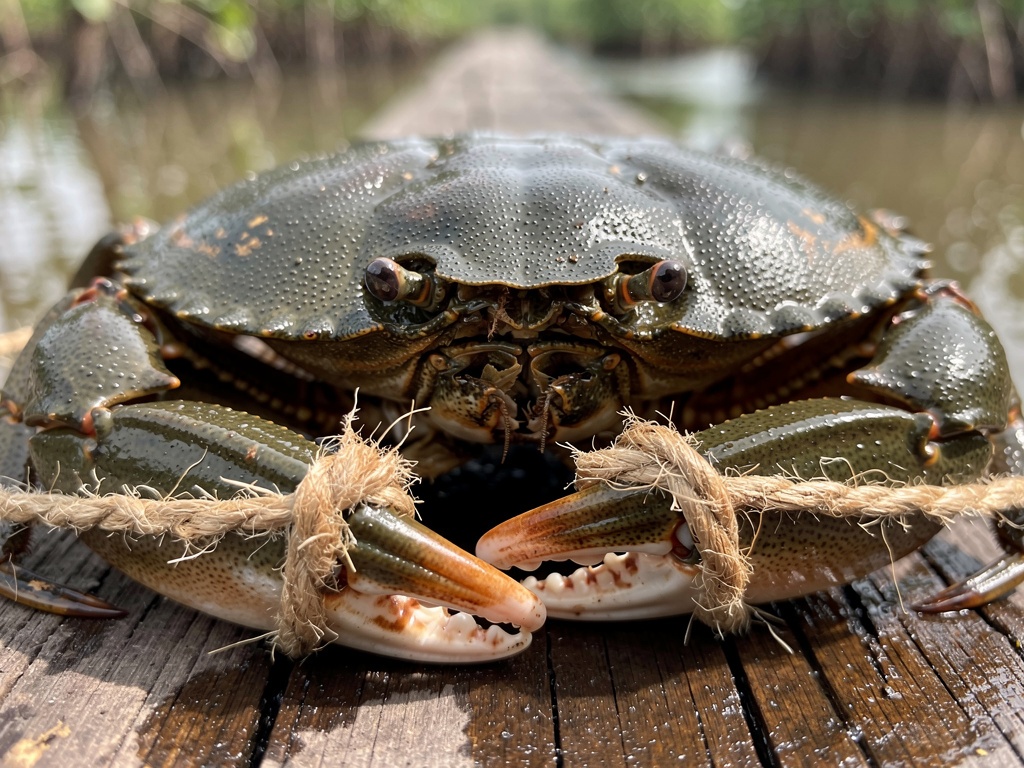 Close up live mud crab Bangladesh export